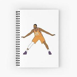 Mikal Bridges Spiral Notebook