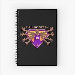 Mikal Bridges Man of Steel Perfect Spiral Notebook