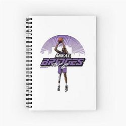 Mikal Bridges Spiral Notebook
