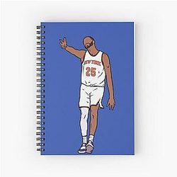 Mikal Bridges 3 Point Celebration Spiral Notebook