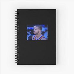 Mikal Bridges Side Eye Classic T-Shirt Spiral Notebook