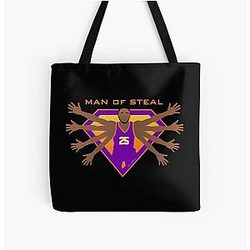 Mikal Bridges Man of Steal Perfect All Over Print Tote Bag