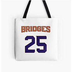 Mikal Bridges Home Jersey All Over Print Tote Bag