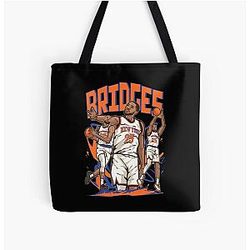 Mikal Bridges All Over Print Tote Bag
