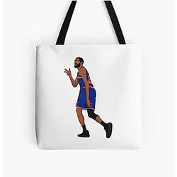 Mikal Bridges Cartoon Style Tote Bag