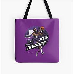 Mikal Bridges City Emblem Tote Bag