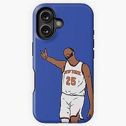 Mikal Bridges 3 Point Celebration iPhone Case