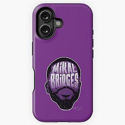 Mikal Bridges Player iPhone Tough Case