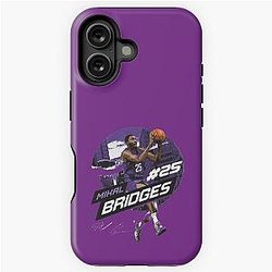 Mikal Bridges City Emblem Tough Case