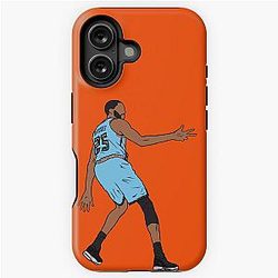 Mikal Bridges 3 Point Celebration iPhone Tough Case