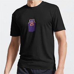 Mikal Bridges Jersey Purple T-Shirt