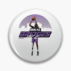 Mikal Bridges Skyline Pin