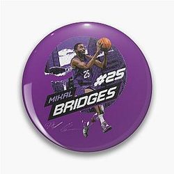 Mikal Bridges City Emblem Pin