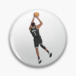 Mikal Bridges - Brooklyn Nets Basketball Pin