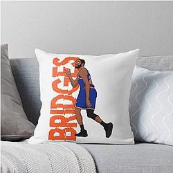 Mikal Bridges Throw Pillow