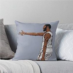 Mikal Bridges Sketch Throw Pillow
