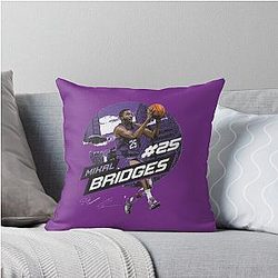 Mikal Bridges City Emblem Pillow
