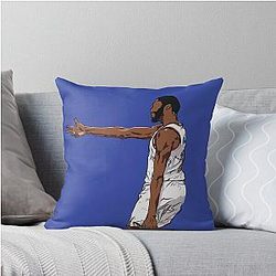 Mikal Bridges New York Throw Pillow