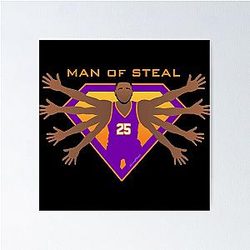 Mikal Bridges Man of Steel Poster