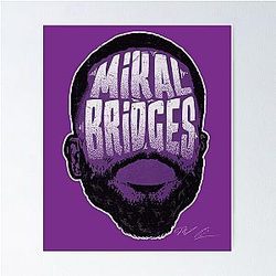 Mikal Bridges Player Poster