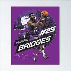 Mikal Bridges City Poster