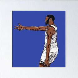Mikal Bridges New York Poster