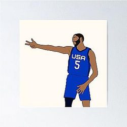 Mikal Bridges Celebration Poster
