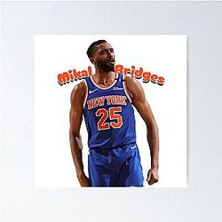 Mikal Bridges (Knicks) - Welcome to New Jersey Nets Poster