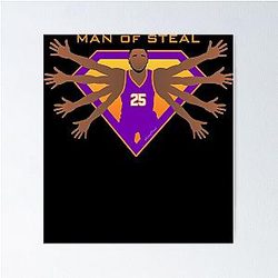 Mikal Bridges Man Steal Poster