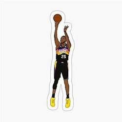 Mikal Bridges Jumper Phoenix Basketball Sticker becomes 
Mikal Bridges Phoenix/Jumper Basketball Sticker