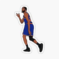 Mikal Bridges Cartoon Style Stickers