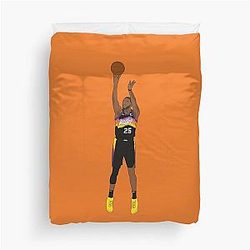 Mikal Bridges Jumper Phoenix Basketball Duvet Cover