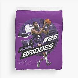 Mikal Bridges City Duvet Cover
