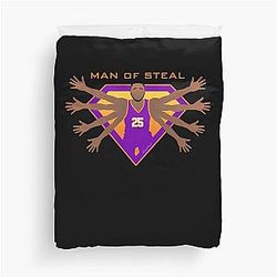 Mikal Bridges Man Steal Duvet Cover