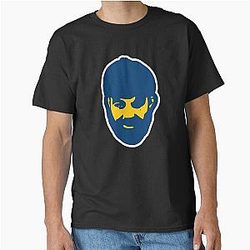 Platinum Mike Perry Classic Blue and Yellow T-Shirt