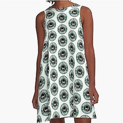 Platinum Mike Perry UFC A-Line Dress