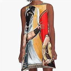 Harrek and Jar Eel by Mike Perry A Line Dress
