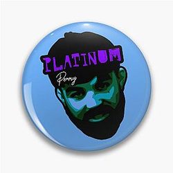Platinum Mike Perry UFC Pin