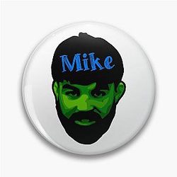 Platinum Mike Perry UFC PIN कट off
