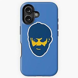 Platinum Mike Perry Blue and Yellow iPhone Tough Case