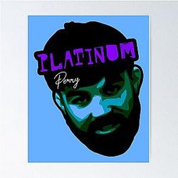 Platinum Mike Perry UFC Poster