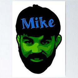 Platinum Mike Perry UFC Poster