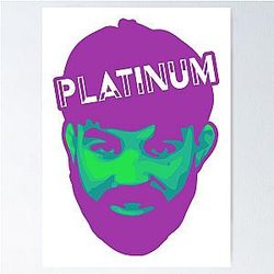 Platinum Mike Perry UFC Poster