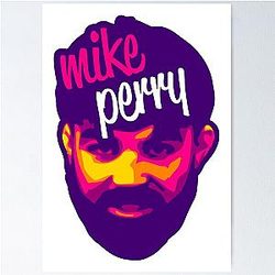 Platinum Mike Perez UFC Poster