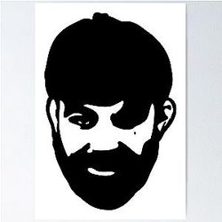 Mike Perry Black Poster