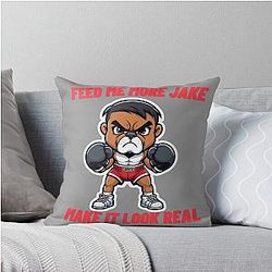 Mike Perry Boxer Throw Pillow