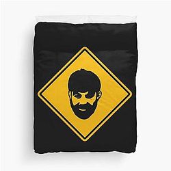 Mike Perry Sign Duvet Cover