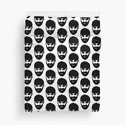 Mike Perry Black and White Duvet