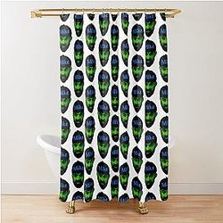 Platinum Mike Perry UFC Shower Curtain