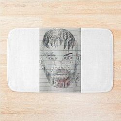 Baddrawings  Mike Perry by Smokey Bath Mat